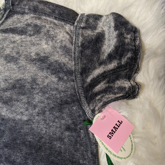 NWT Velvet T-Shirt Charcoal S - Picture 4 of 8